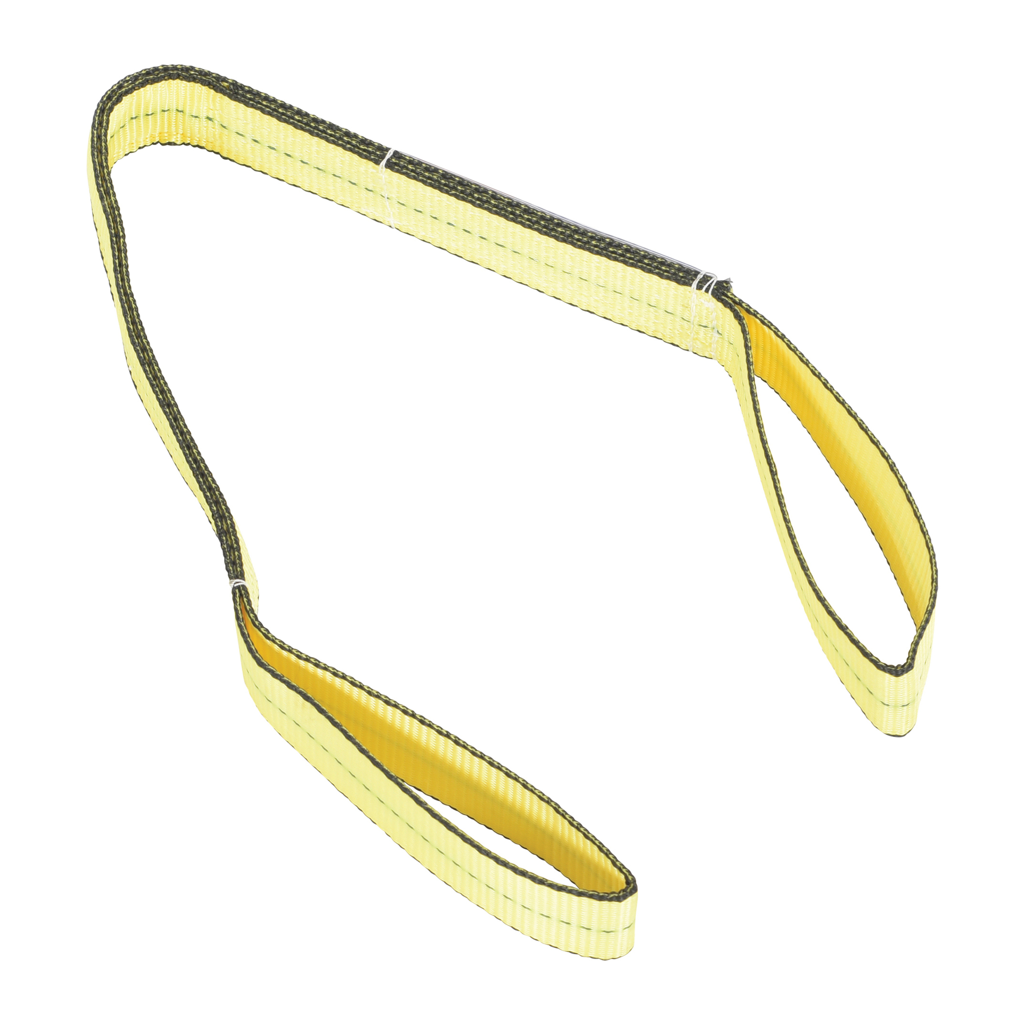 Vestil Polyester Lifting Web Sling - Double-Ply, Yellow, Model# SLD-2-F-4-YL